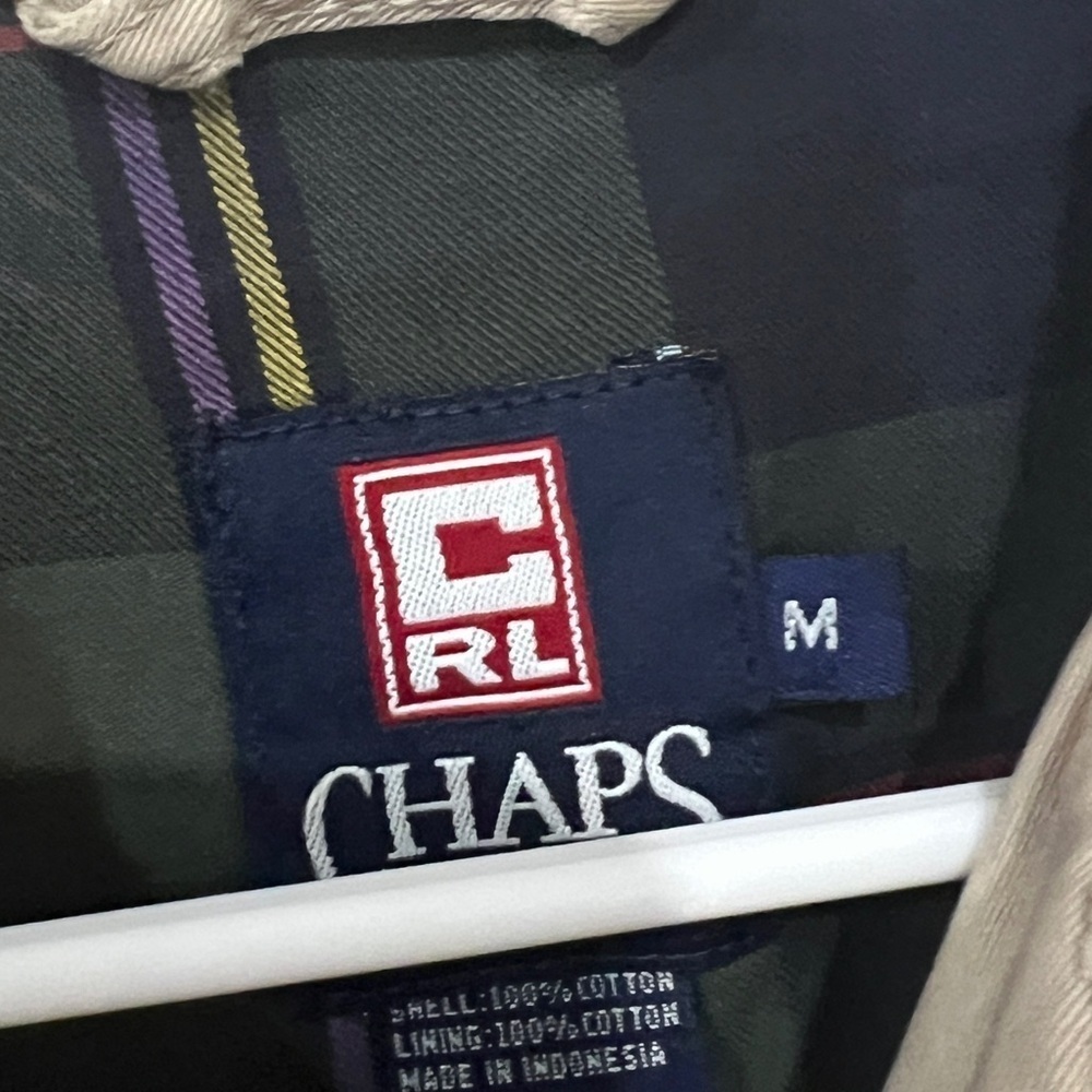 FINAL PRICE Chaps Ralph Lauren 100% Cotton Twill Jacket - Picture 3 of 8